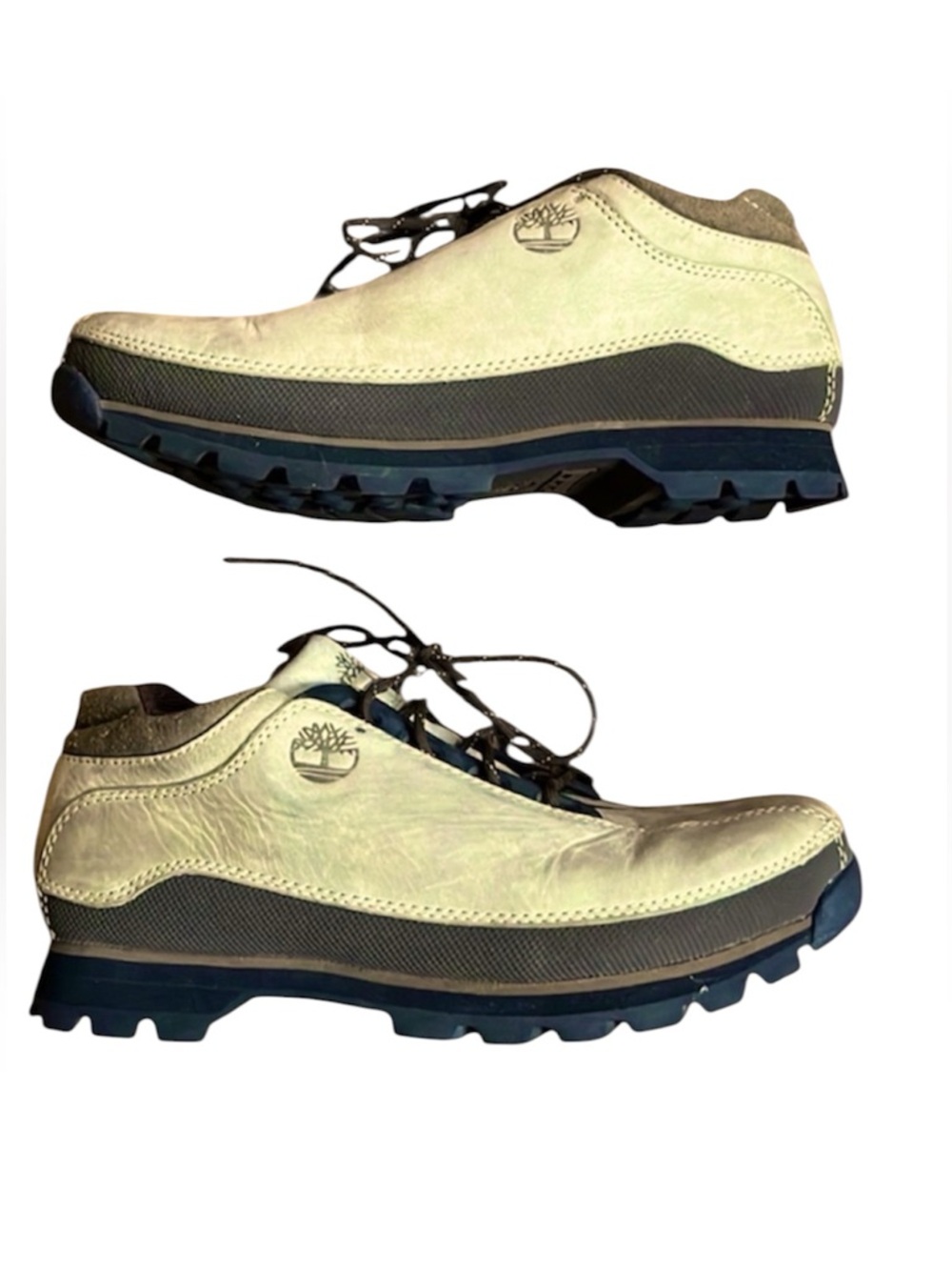 Timberland shoes tan leather 7 rugged outdoor cabincore campfire